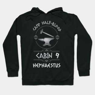 Cabin #9 in Camp Half Blood, Child of Hephaestus – Percy Jackson inspired design Hoodie